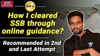 AIR 6 Indian Coast Guard  SSB Experience  SSB Interview AFPA  Cdr Natarajan  Psych test Mastery [upl. by Akirahs]