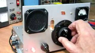 One Tube Regenerodyne Receiver [upl. by Onairam565]