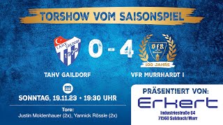 Tore  TAHV Gaildorf  VfR Murrhardt I Saisonspiel  191123 [upl. by Lester498]