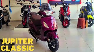 New TVS Jupiter Classic 2024 Model With New Features  Detailed Review Price Mileage Features🔥 [upl. by Hekking385]