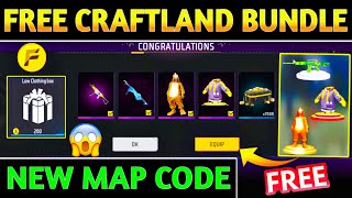 New Crafland Map Gold Coin Bundle  Free Fire NewCrafland Map code  Crafland Map code FF [upl. by Kimberly]