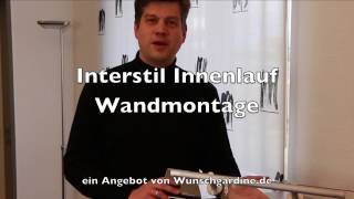 Interstil Innenlaufgarnitur Wandmontage [upl. by Liponis]