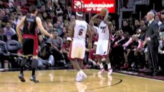 Mario Chalmers  Jab Step Heat vs Raptors [upl. by Elboa]