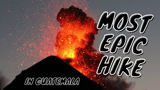 E28 Hiking the Volcano Acatenango in Guatemala 3976m13045ft [upl. by Attenna]