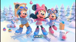 quotSkiing and Skating with Friends Minnie’s Winter Adventure 2quot Nursery Kids Song with Lyrics [upl. by Brufsky]