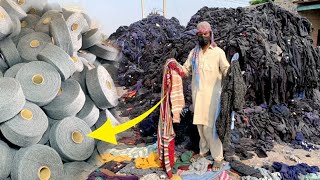 Top 3 Recycling Of Waste Garments And Maunfacturing Process Factory Videos l Used Garments Recycling [upl. by Beauregard]