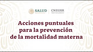 4 Caja de emergencias obstétricas  Salud Materna [upl. by Jarrod]