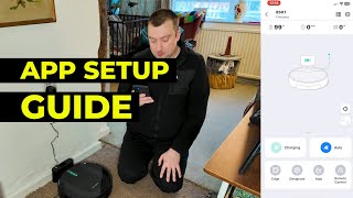 How to connect the Proscenic Robot Vacuum Cleaner to the Phone App [upl. by Lleirbag490]