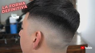 LA MANERA MAS FACIL DE HACER UN FADEDEGRADE FADE RECTO  HAIR CUT TUTORIAL [upl. by Akcimat]