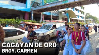 Street Walk in Cagayan de Oro  Barangay Carmen Philippines  Walking Tour [upl. by Huckaby]