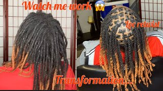 Watch this Transformationdreads retwistlocs [upl. by Arihs]