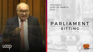 Parliament Sitting  Thursday 23rd of March 2023 [upl. by Kantos]