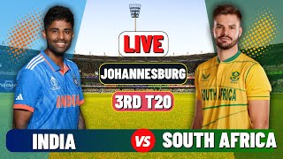 Live India Vs South Africa 3rd T20I Johannesburg  Live Match Centre  IND Vs SA Series [upl. by Marih]