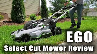 EGO 56V Cordless Select Cut Mower LM2135SP Review [upl. by Zeuqram]