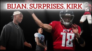 Bijan Robinson surprises Kirk Cousins [upl. by Oflunra]