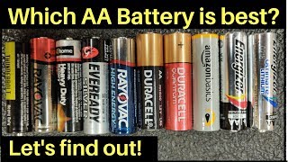 Which AA Battery is Best Can Amazon Basics beat Energizer Lets find out [upl. by Nwahsad412]