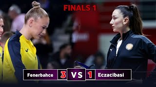 Highlight Fenerbahçe Opet vs Eczacibasi Dynavit  Turky volleyball League 2024 Finals 1 [upl. by Wolliw]