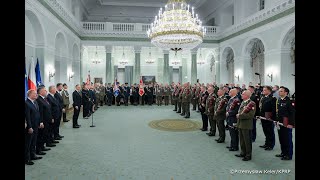 Nominacje generalskie w przeddzień Narodowego Święta Niepodległości [upl. by Cyd]