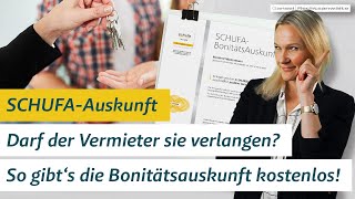 SO bekommst Du die SCHUFAAuskunft kostenlos [upl. by Ahsillek]