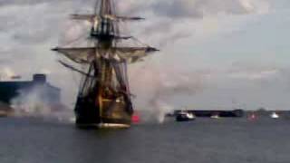 Götheborg with thundering cannons 080829 [upl. by Hsiri]