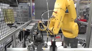 Robotic Snap Ring Groove Deburring in Less Than 30 Seconds  Redin Production Machine [upl. by Nosde844]