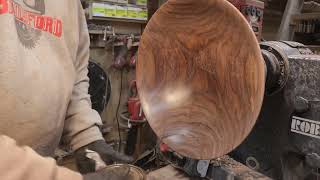 Twice Turning Walnut Bowl Stanley Cup Bowl [upl. by Bergmans]