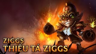 Thiếu Tá Ziggs  Major Ziggs  Skins lol [upl. by Nyletak]