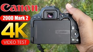 Canon 200d Mark ii Video Test  Canon 50mm 18 Photography  Cinematic Video [upl. by Ivek187]