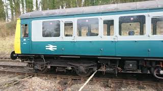 Class 116  121 arriving at Shackerstone 311219 [upl. by Gilligan]