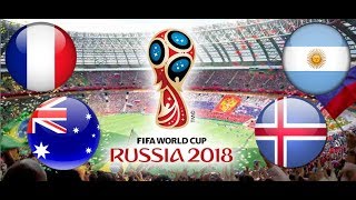 TURNIEJ PANINI FIFA WORLD CUP RUSSIA 2018 FRANCJA  AUSTRALIA  ARGENTYNA  ISLANDIA [upl. by Eliza753]