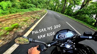 InDepth Raw Exhaust Ride of Pulsar NS 200  Is it Worth Purchasing For Top Speed [upl. by Clo]