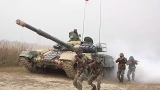 Annual Training Camp held by Infantry Armoured amp Mechanised Forces under Indian Army Pine Warriors [upl. by Namsaj]