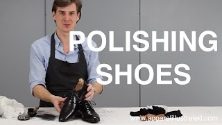 How to Polish Shoes Using Old Stockings Trick [upl. by Ami]