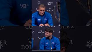 Zverev has HUGE respect for quotlegend Alcaraz 🤝 [upl. by Lokkin]