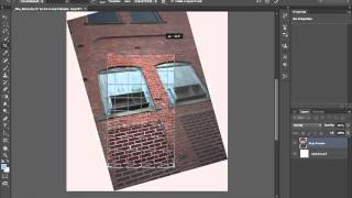 How to use perspective crop in Photoshop tutorial [upl. by Dlanigger]