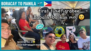 BORACAY TO MANILA Caticlan Airport to NAIA  Expenses  Travel Guide 2024 [upl. by Crescen]