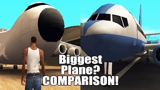 GTA San Andreas Biggest Plane [upl. by Anastos]