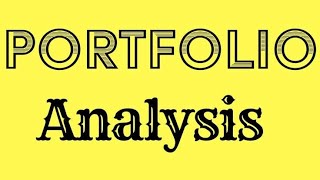 PORTFOLIO ANALYSIS  INTRODUCTION FINANCIAL MANAGEMENT [upl. by Imer]