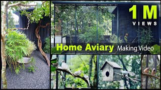 Home Aviary Making Video I DIY I Time Lapse I Bird Cage I Aviaries I Exotic Birds [upl. by Calista]