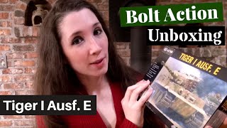 Bolt Action Tiger I Ausf E Tank Unboxing and Speed Assembly [upl. by Akkahs757]