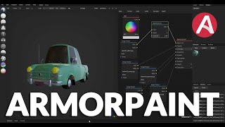 ARMORPAINT 8 OpenSource 3D Texturing Tool  Walkthrough [upl. by Fonseca]