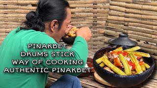 PINAKBET WAY OF COOKING AUTHENTIC PAKBET MALUNGGAY DRUMS STICK [upl. by Enegue]