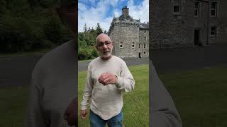 Presbyteras Scottish Castle  CULCREUCH CASTLE Fintry Scotland UK  Tartan Priest Shorts [upl. by Ycnalc]