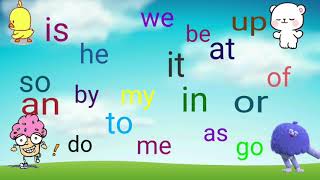 Sight Words for kids  Meet the sight words  Two letters sight words Sight words level1 [upl. by Slaby]