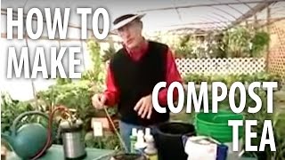 How To Make Compost Tea  The Dirt Doctor [upl. by Ynaffital755]