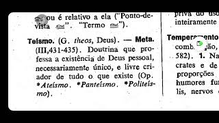 ateísmo deísmo e teísmo  Vocabulário de Filosofia de Regis Jolivet [upl. by Blancha]