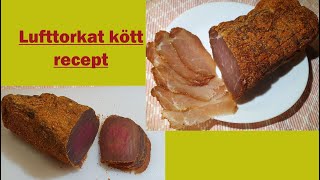 Lufttorkat kött recept [upl. by Kinsman769]