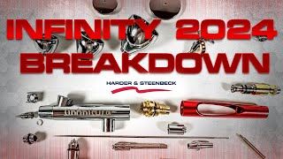 Full Breakdown of the Harder amp Steenbeck Infinity 2024 Airbrush How to change nozzle kit on airbrush [upl. by Llenor]