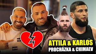 Týždeň V klietke Attila už nebude fanúšik Karlosa Chimaev ODMIETA Procházku [upl. by Patricio572]