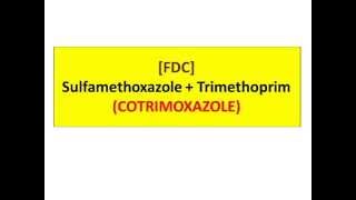 Cotrimoxazole [upl. by Yekcaj836]